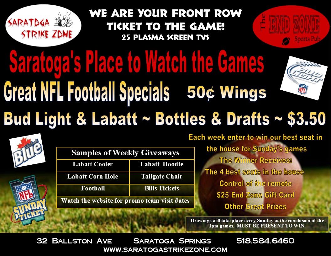 Saratoga Strike Zone > End Zone Sports Pub